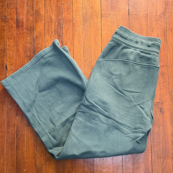 lululemon athletica Pants - Lululemon Wide Leg Scuba Sweat Pants - 8 - Smoked Spruce
